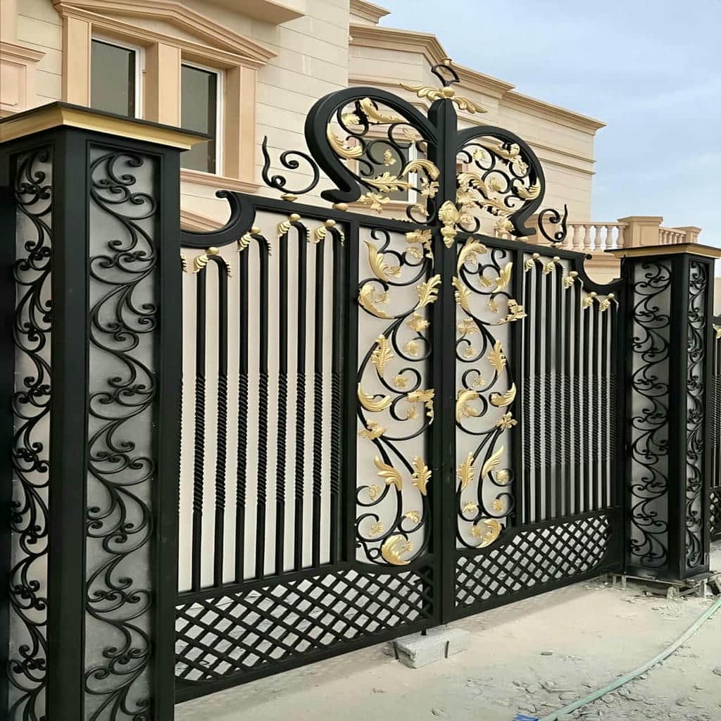 درب نفررو قهوه ای با دستگیره اهرمی