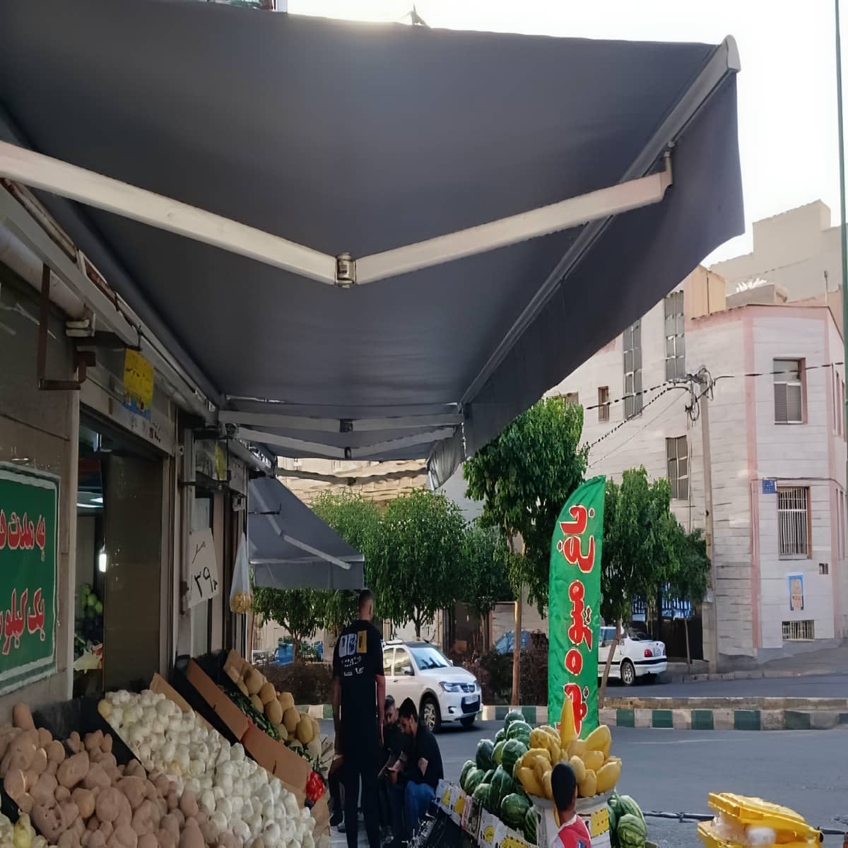 مرکز فروش سایبان برقی ویژه پروژه‌های نوساز در استان خراسان رضوی